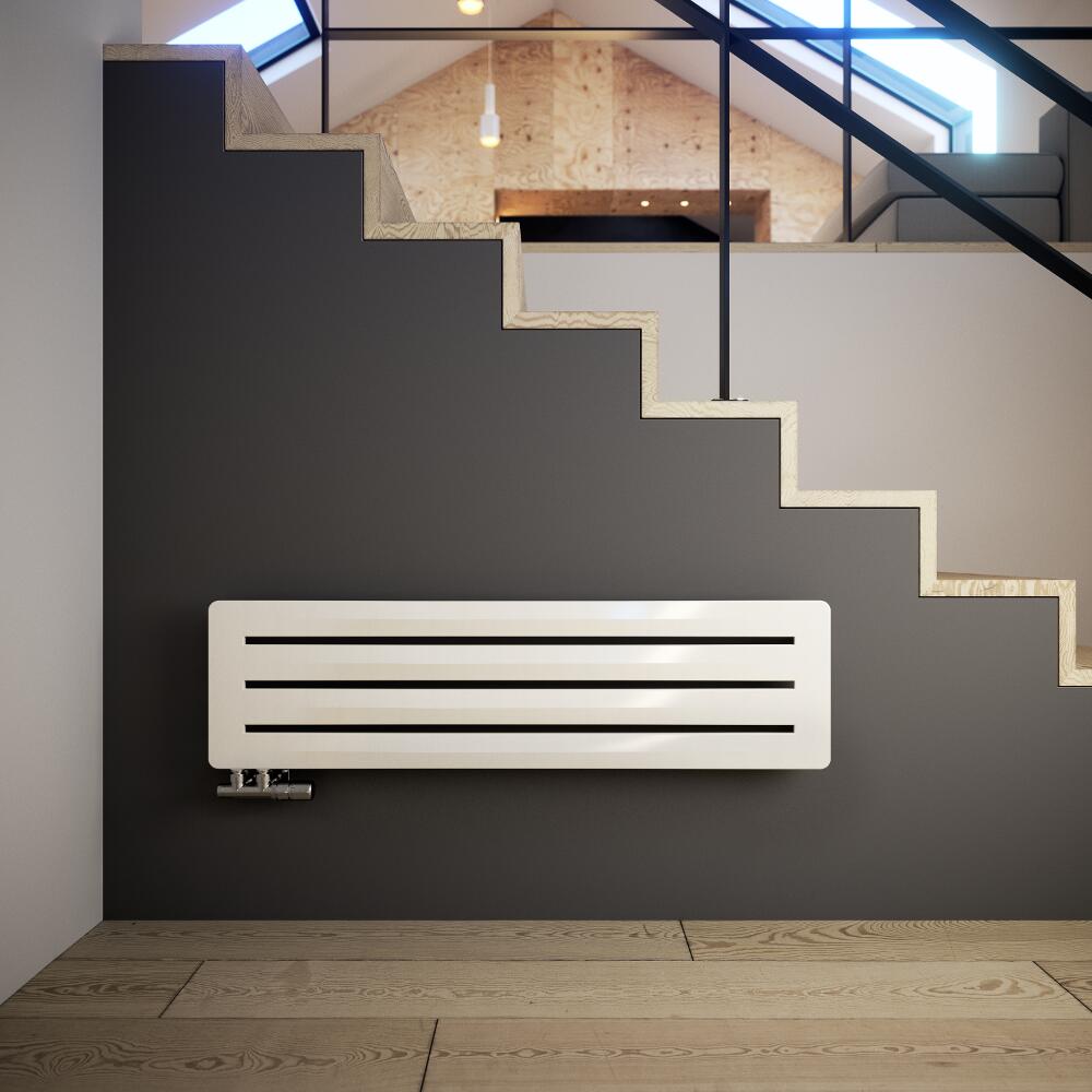 Terma Aero - White Horizontal Designer Radiator 325mm x 1200mm