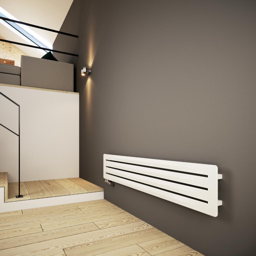 Terma Aero - White Horizontal Designer Radiator 325mm x 1800mm