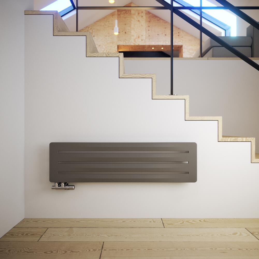 Terma Aero - Stone Horizontal Designer Radiator 325mm x 1200mm