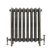 Milano Beatrix - Ornate Cast Iron Radiator - 2 Column - Antique Brass