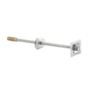 Milano - Cast Iron Radiator Straight Wall Stay - Silver