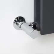 Milano - Chrome Radiator Valves with 15mm Copper Adapters