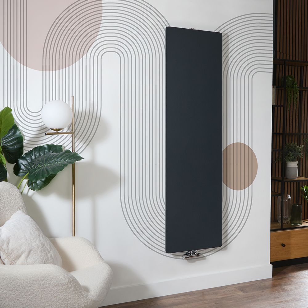 Milano Electric Grey Radiator Grey Milano Alpha Electric Milano
