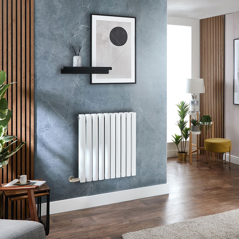 Milano x ECOSO Aruba Electric White Horizontal Designer Radiator