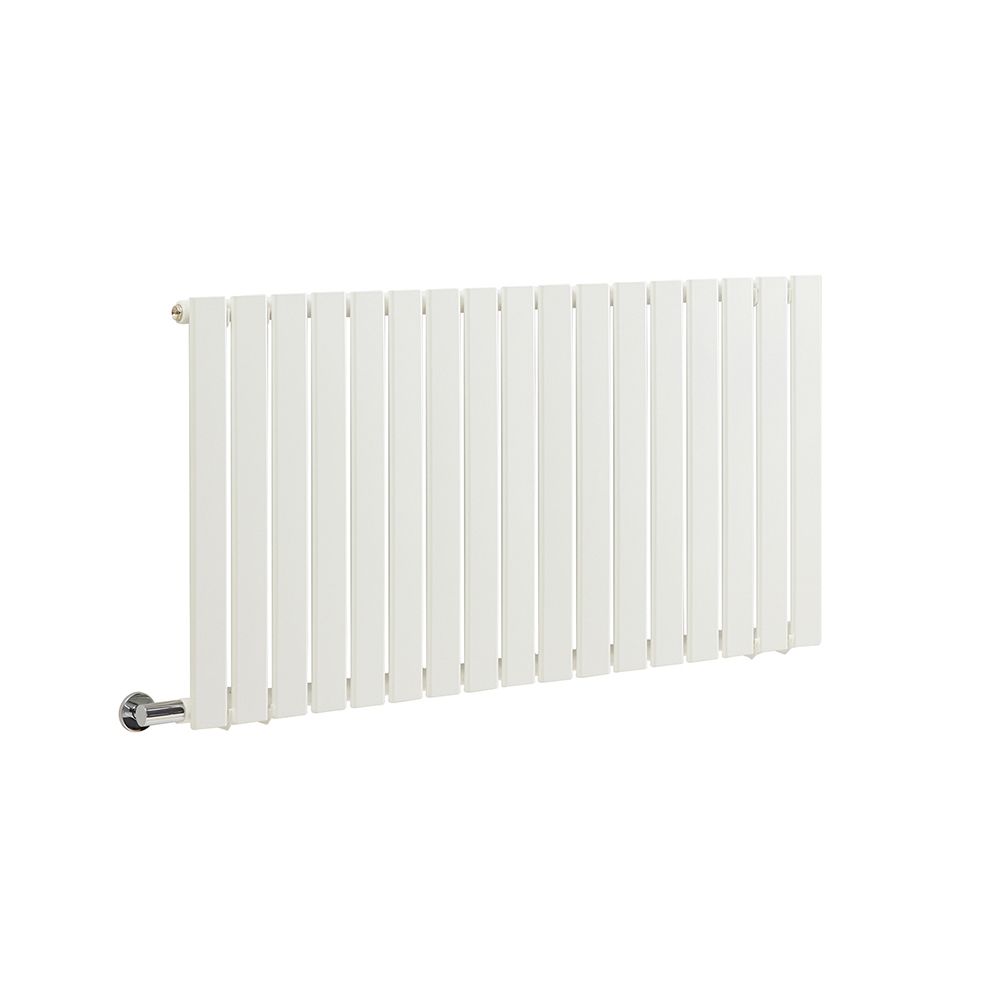 Milano x ECOSO Alpha Electric White Horizontal Designer Radiator