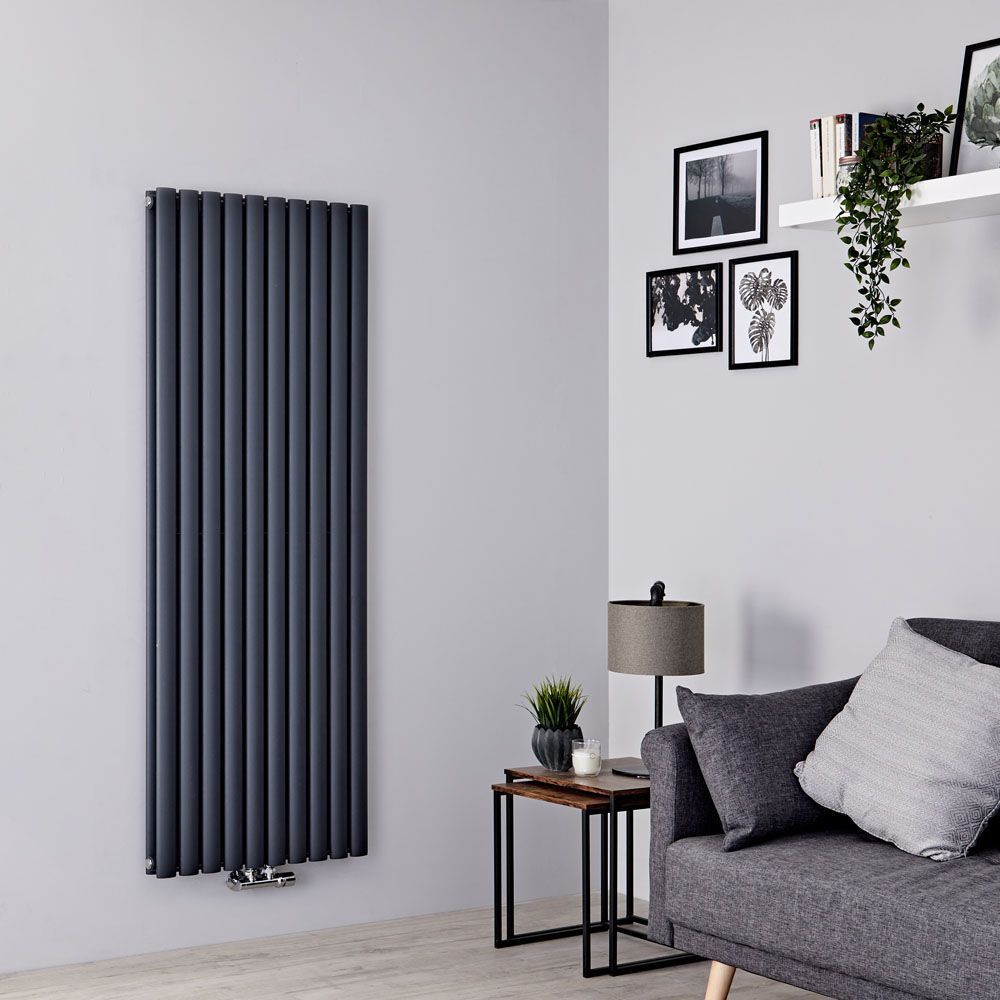 Milano Aruba Flow Anthracite Vertical Middle Connection Designer