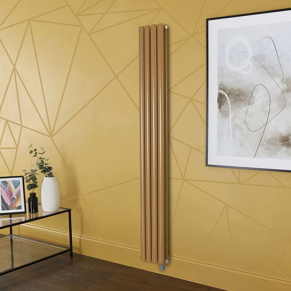 Ecoso Radiator Milano x ECOSO Aruba - Electric Autumn Yellow Vertical Designer ...