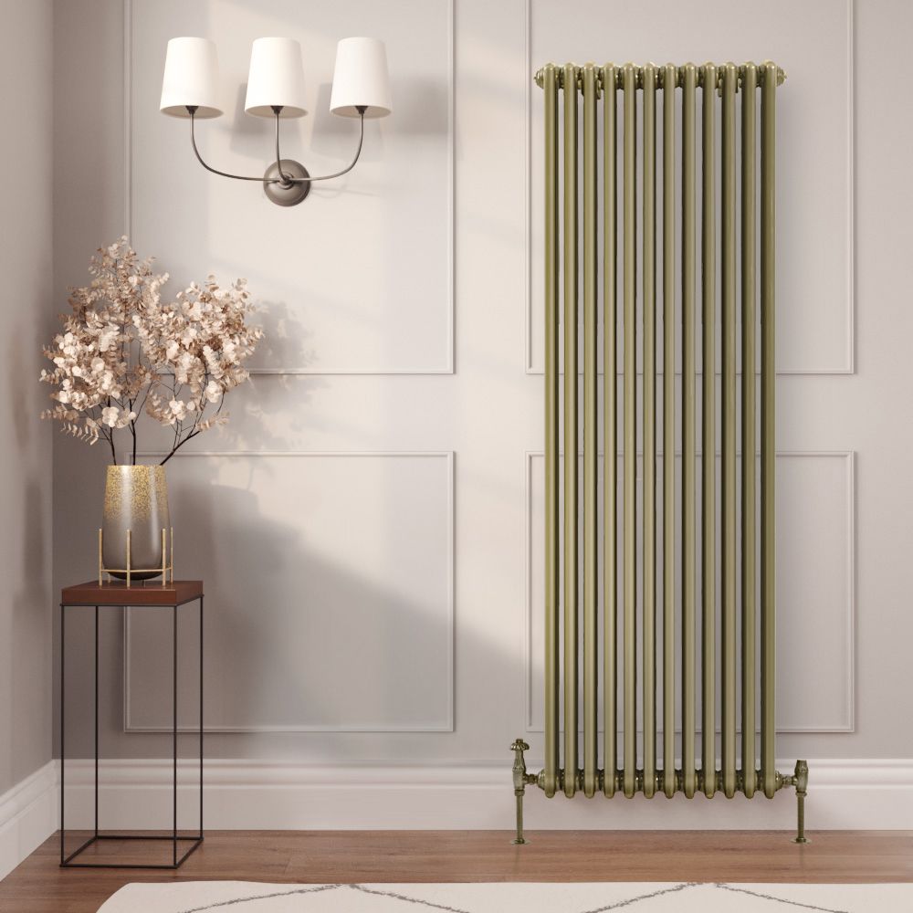 Milano Windsor Natural Brass 1800mm Vertical Traditional Column