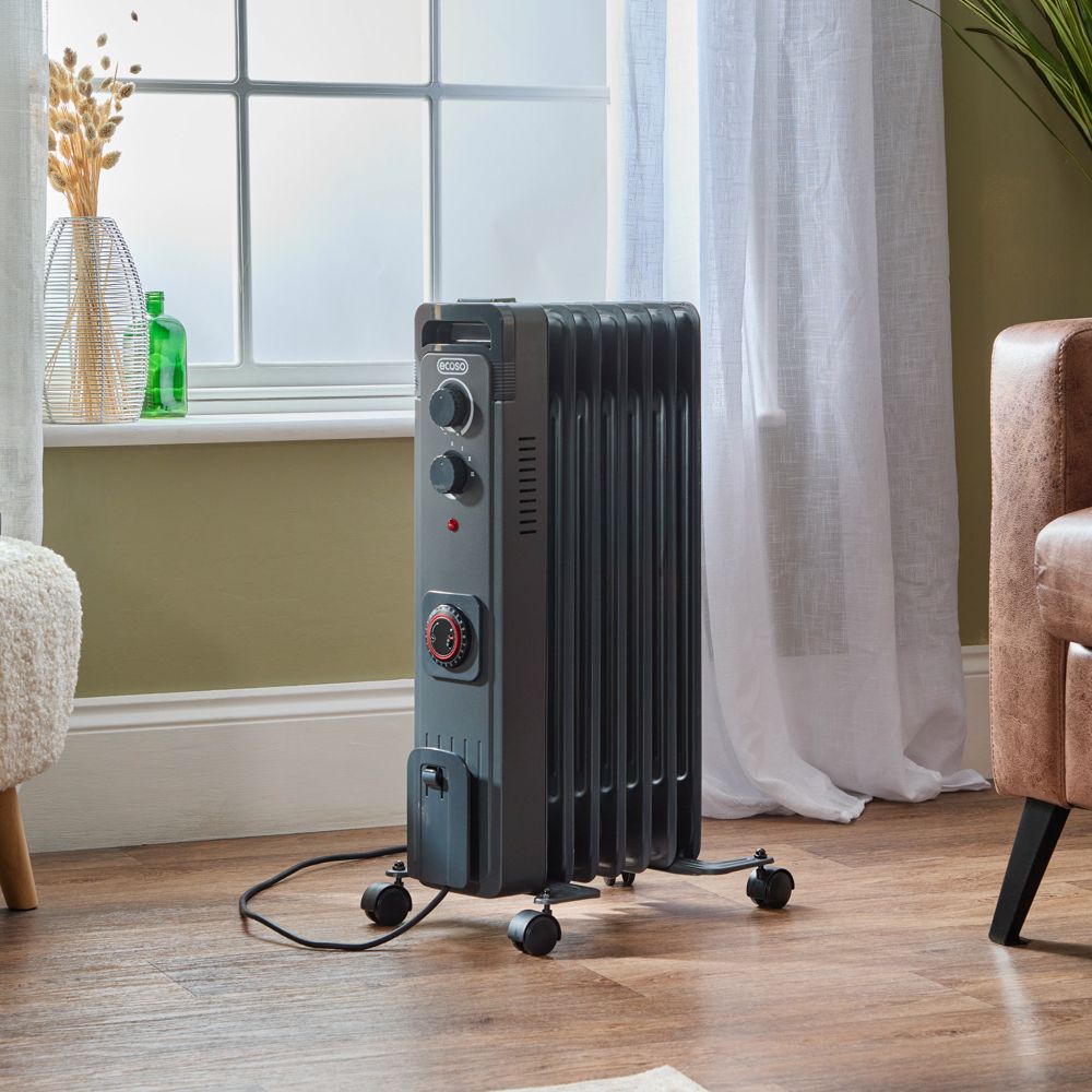 ECOSO Finn Electric Portable Modern Oil Filled Radiator Choice