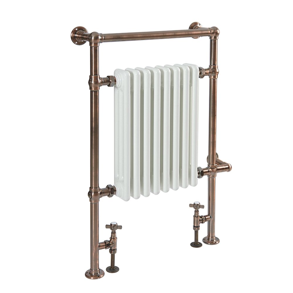 Milano Elizabeth Brushed Bronze Traditional Dual Fuel Heated