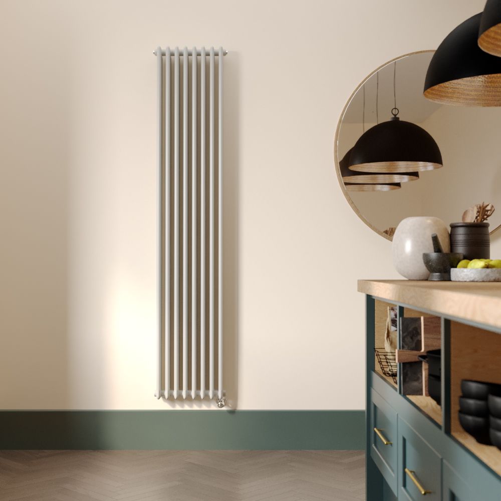 Milano Windsor White Traditional Vertical Electric Triple Column