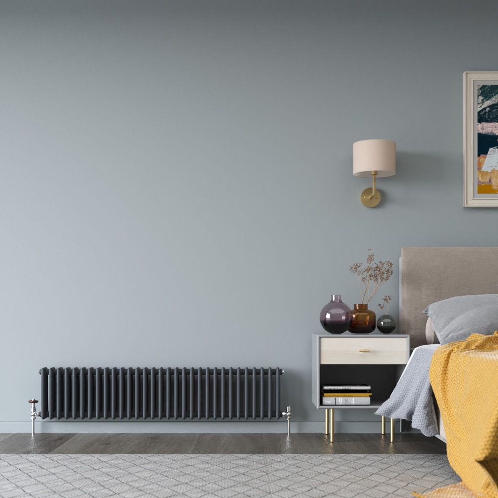 Milano Windsor Anthracite Traditional Horizontal Triple Column