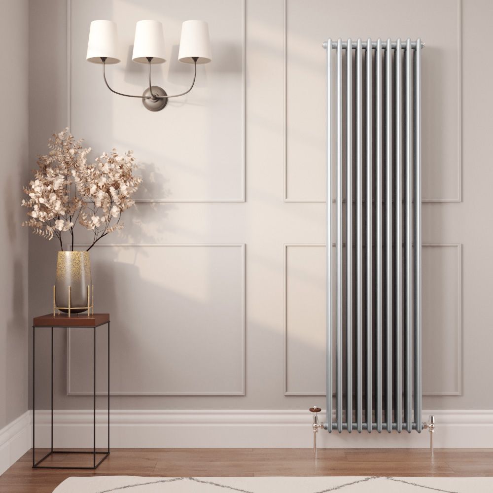 Milano Windsor Metallic Silver Vertical Traditional Column
