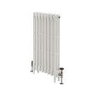 Milano Mercury - Cast Iron Radiator - 860mm Tall - Porcelain White ...