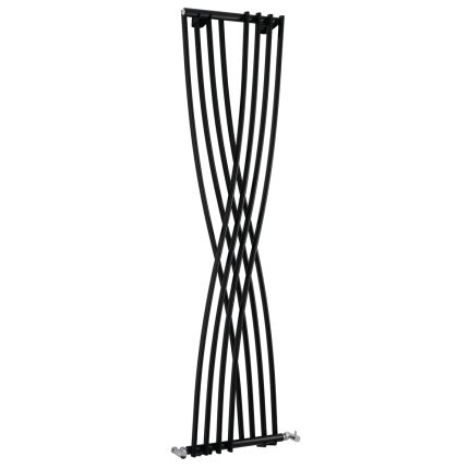 Milano Xcite - Black Vertical Designer Radiator - 1770mm x 450mm
