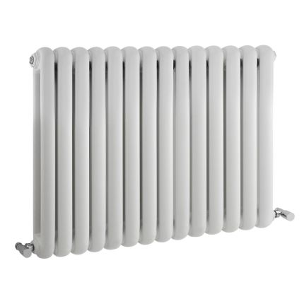 Milano Urban - White Horizontal Double Column Radiator 635mm x 863mm