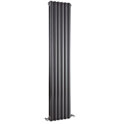 Milano Urban - Anthracite Vertical Double Column Radiator 1800mm x 383mm