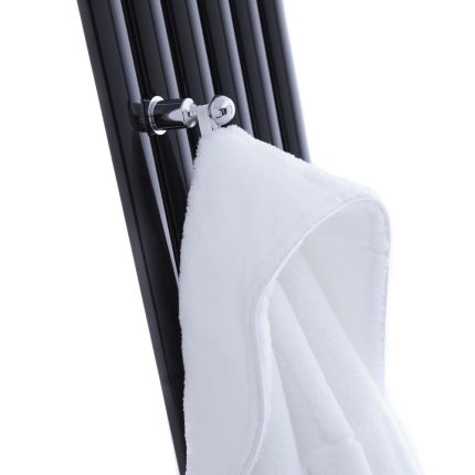 Milano - Chrome Robe Hook for Aruba Vertical Designer Radiator
