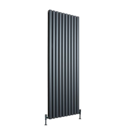 Milano Aruba Ayre - Aluminium Vertical Designer Radiator (Double Panel) - 1800mm Tall - Choice Of Finish and Width