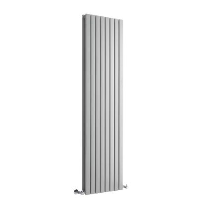 Milano Capri - Light Grey Flat Panel Vertical Designer Radiator - 1780mm x 472mm (Double Panel)