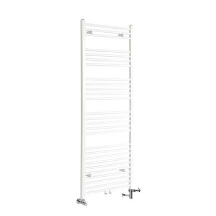 Milano Neva - White Dual Fuel Heated Towel Rail 1600mm x 600mm