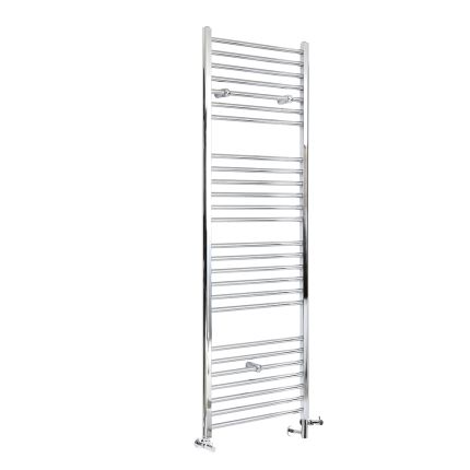 Milano Kent - Chrome Dual Fuel Straight Heated Towel Rail 1800mm x 600mm