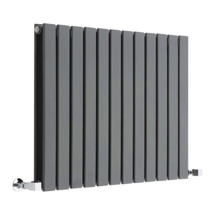 Milano Alpha - Horizontal Flat Designer Radiator - Choice of Colours and Sizes