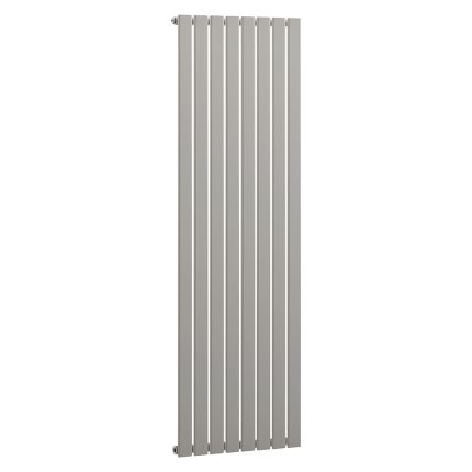 Milano Alpha - Flat Panel Vertical Designer Radiator - Choice of Metallic Colours and Sizes