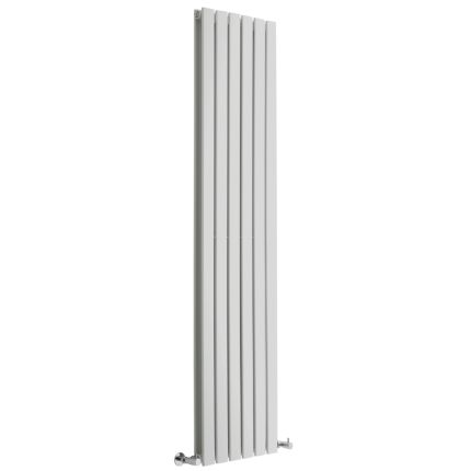 Milano Alpha - White Vertical Flat Panel Designer Radiator - Choice of Size