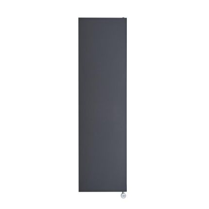 Milano x ECOSO Riso - Anthracite Electric Flat Panel Vertical Designer Radiator - 1800mm x 500mm (Single Panel)