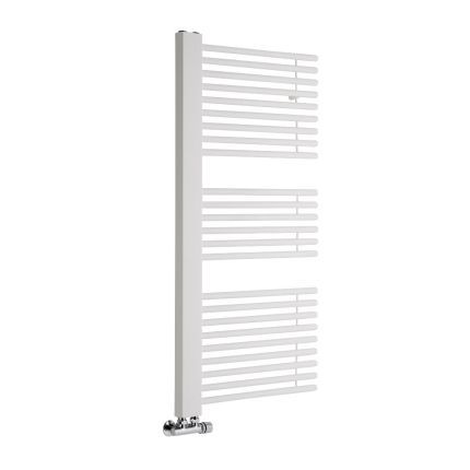 Lazzarini Way - Grado - Mineral White Designer Heated Towel Rail - 1190mm x 600mm