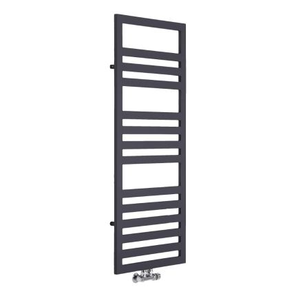 Lazzarini Way - Urbino - Anthracite Designer Heated Towel Rail - 1200mm x 500mm