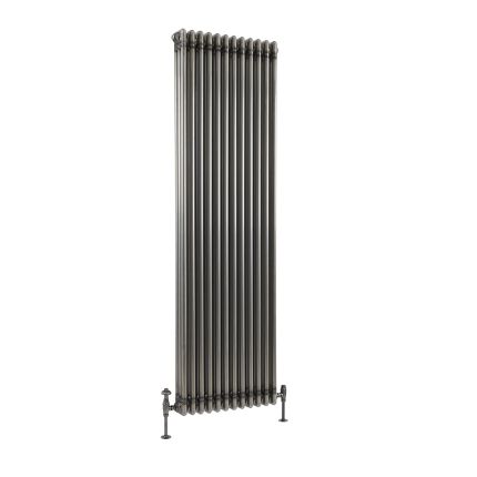 Milano Windsor - Lacquered Raw Metal Traditional Vertical Triple Column Radiator - Choice of Size