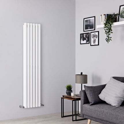 Milano Aruba - Vertical Designer Radiator - Double Panel - 1500mm x 354mm - White