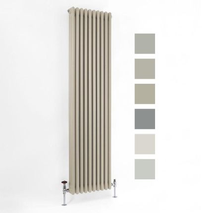 Milano Windsor - Vertical Traditional Column Radiator - 3 Column - Neutral Custom Colours