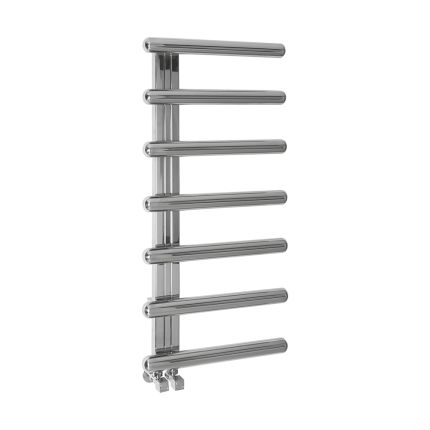 Milano Ivor - Designer Mirror Polished Heated Towel Rail - 1000mm x 500mm