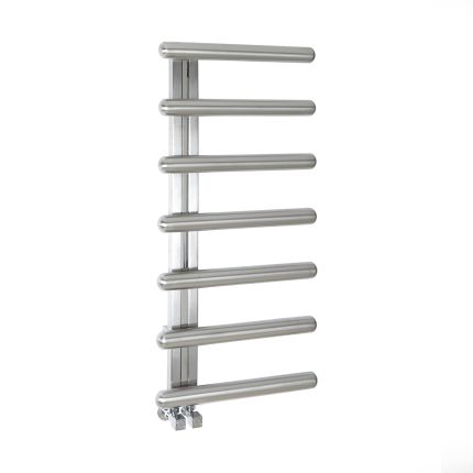 Milano Ivor - Designer Satin Polished Heated Towel Rail - 1000mm x 500mm