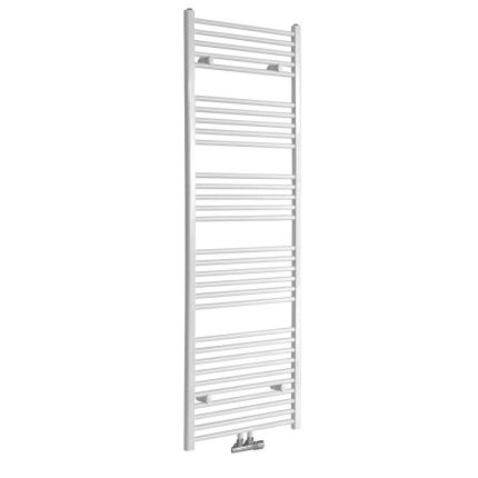 Milano Neva - White Central Connection Heated Towel Rail - Choice of Size