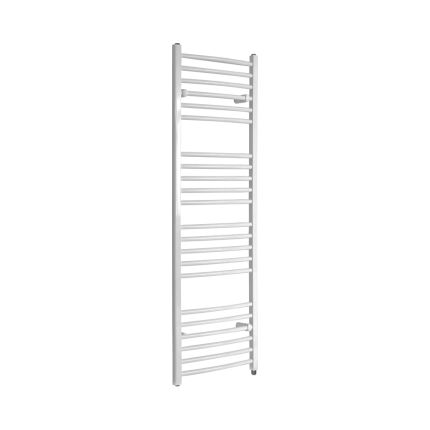 Milano Ive Electric - Curved White Heated Towel Rail 1600mm x 500mm