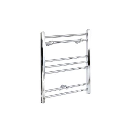 Milano Kent Electric - Straight Chrome Heated Towel Rail 600mm x 400mm