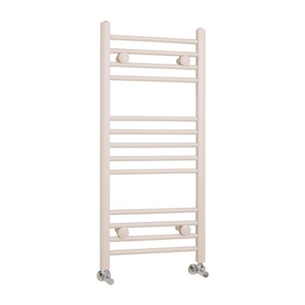 Milano Ive - Rose Petal Pink Straight Heated Towel Rail - Choice of Size