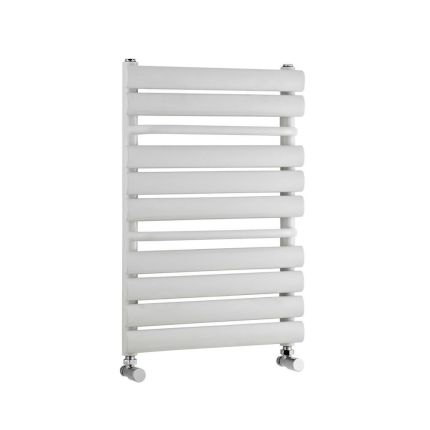 Milano Select - White Designer Heated Towel Rail 650mm x 445mm