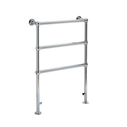 Milano Derwent - Floor Mounted Traditional Minimalist Heated Towel Rail - Choice of Finish