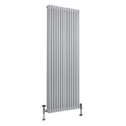 Milano Windsor - Vertical Triple Column White Traditional Radiator - 1800mm x 650mm