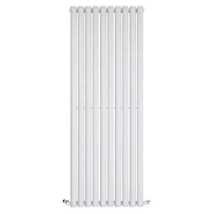 Milano Aruba - Modern White Vertical Designer Radiator 1400mm x 590mm (Double Panel)