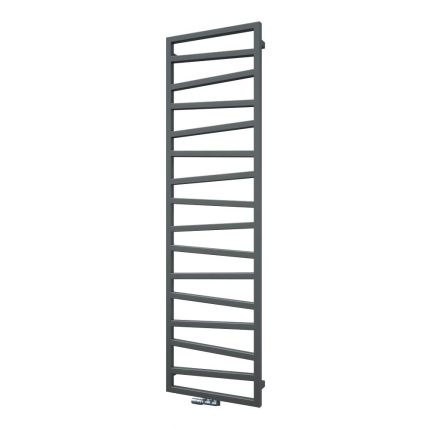 Terma ZigZag - Silver Vertical Heated Towel Rail 1780mm x 500mm
