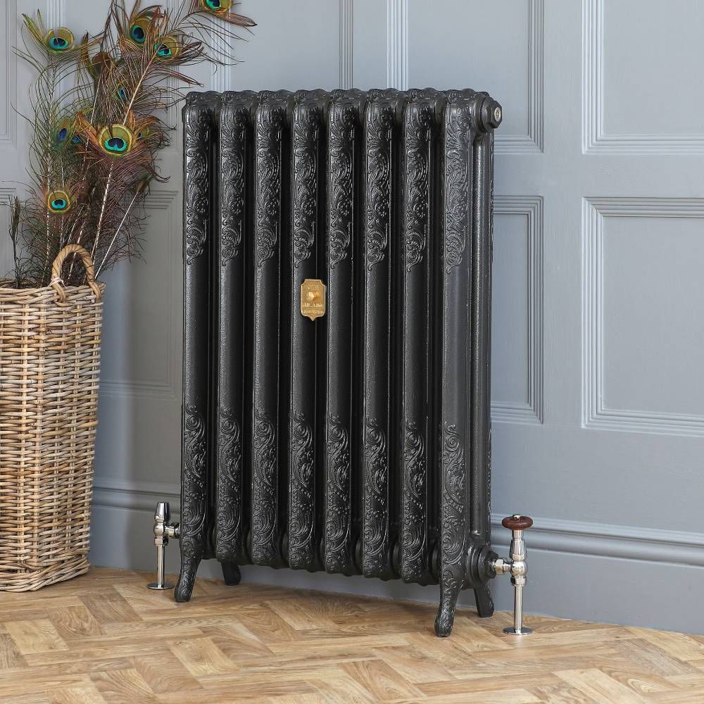 Milano Beatrix - Cast Iron Radiator - 950mm Tall - Antique Graphite - Multiple Sizes Available