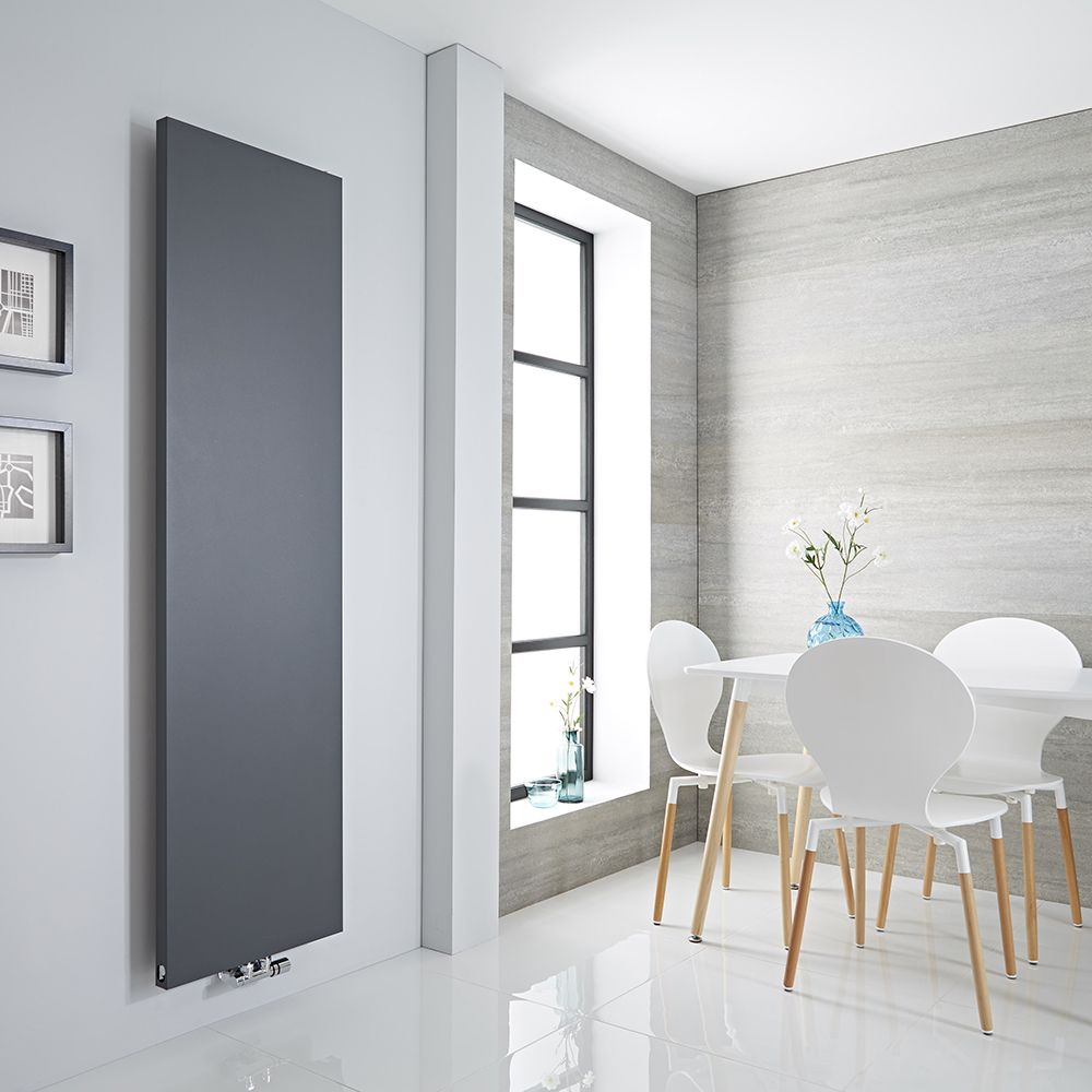 Milano Riso - Flat Panel 1800mm Vertical Designer Radiator (Single Panel) - Various Sizes and Finishes