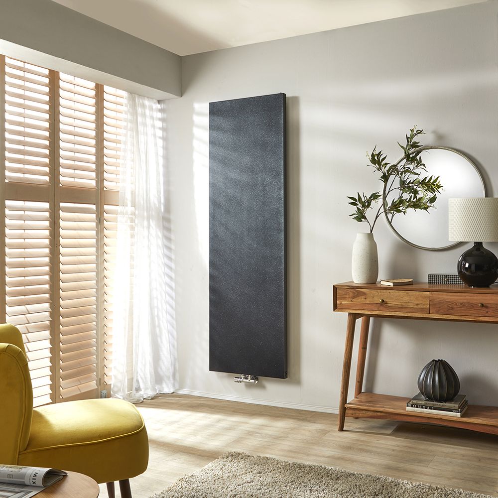 Milano Riso - Flat Panel 1800mm Vertical Designer Radiator - Choice of Size and Textured Finishes