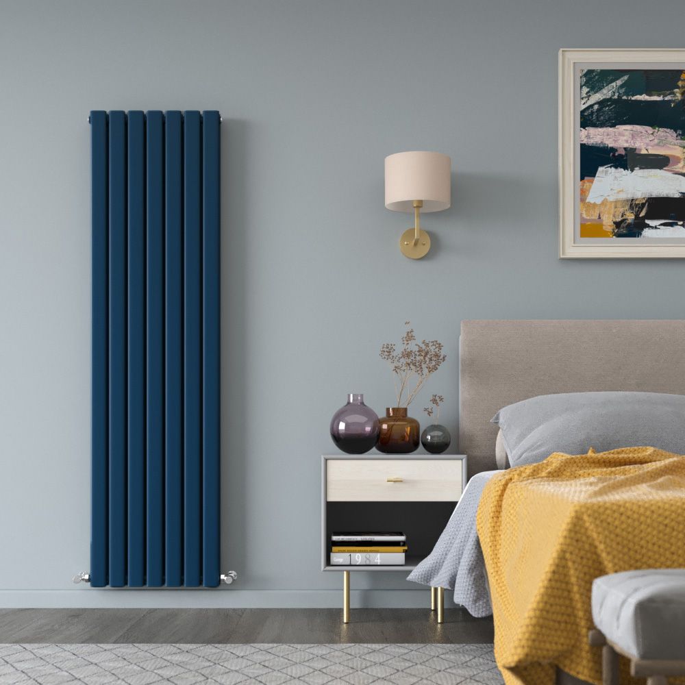 Milano Alpha - Vertical Double Panel Designer Radiator - Choice of Bright Colours and Sizes
